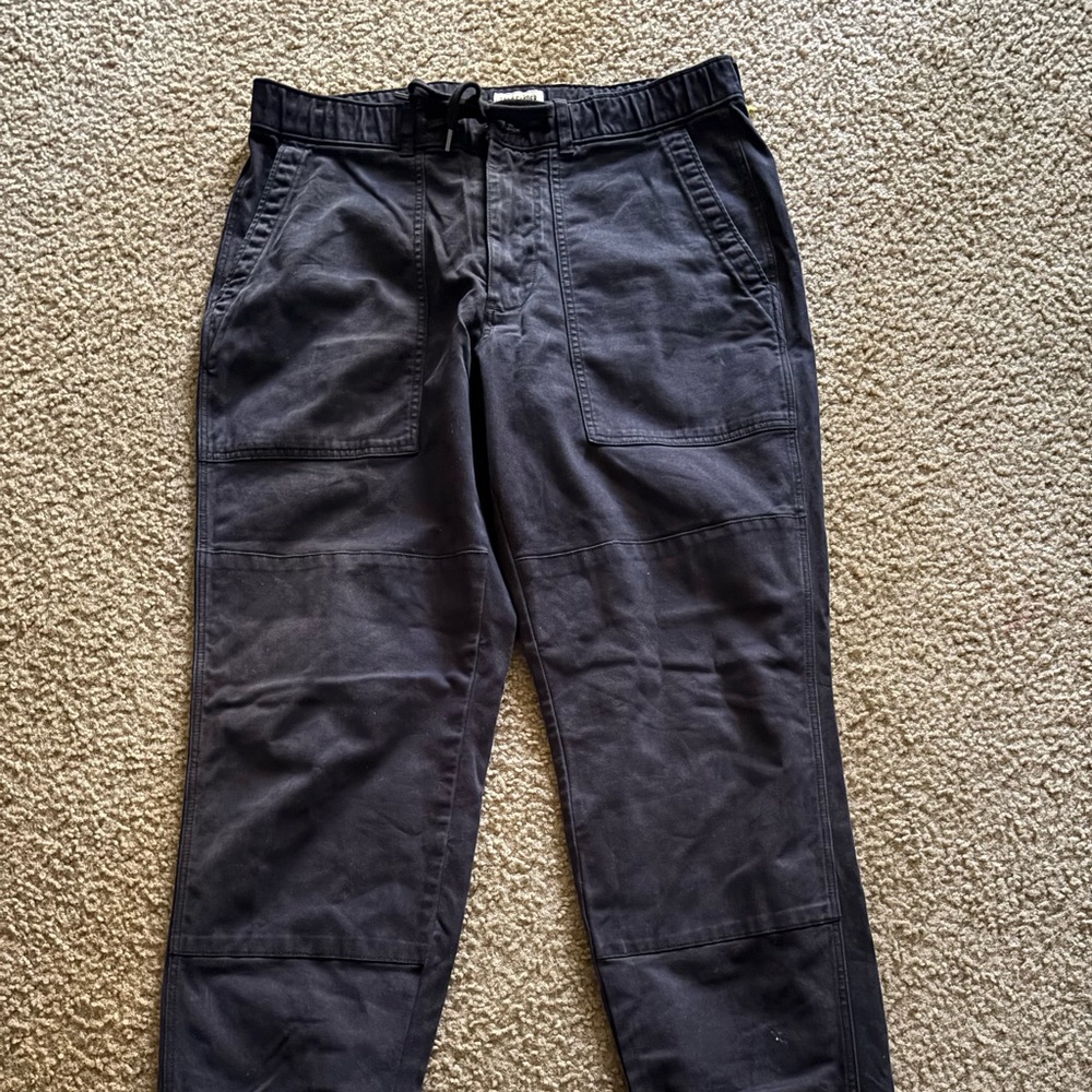 Todd Snyder New York Pants Mens Small Black Cargo Cotton Blend
